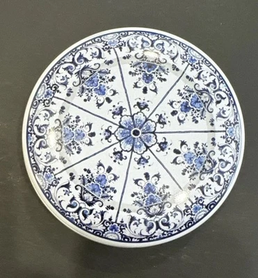 Metropolitan Museum Of Art MMA French Blue And White Tin Coasters Faïence Plate - Image 1 of 4
