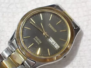 Tissot Seastar 25 Jewel Men's Automatic Wristwatch runs No Crown 2836-2 - Picture 1 of 9
