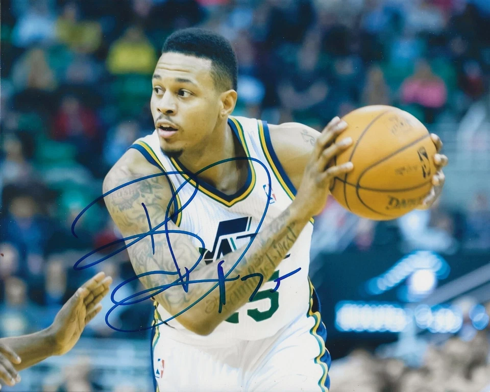Foto 8x10 firmada por Brandon Rush Utah Jazz autografiada Foto 1 de 1