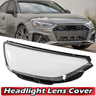 Right Side Headlight Lens Clear Cover Cap For Audi A4 S4 RS4 2020 2021 2022 2023 Audi A4