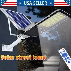 Super Large 10000W Commercial Solar Street Light Outdoor Dusk To Dawn Road Lamp - Picture 1 of 10