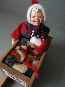 Vintage Simpich Caroler Collection *** Das Schlittenbaby - Bild 1 von 8