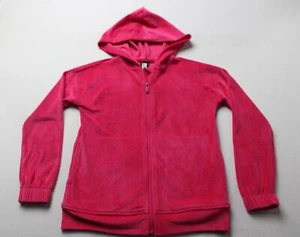 ID Ideology Girls L/S Full-Zip Velour Hoodie AC2 Pink Dragon Small (7/8) NWT  - Picture 1 of 4
