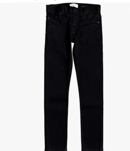 Quiksilver Jungen Killing Zone schwarze Jugendhose Größe 28 dünne Passform Farbe schwarz - Bild 1 von 6