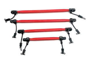 OUTCAST 8S EXB - RED support Braces Bars center front rear Arrma 1/5 ARA5210V2 - Picture 1 of 2