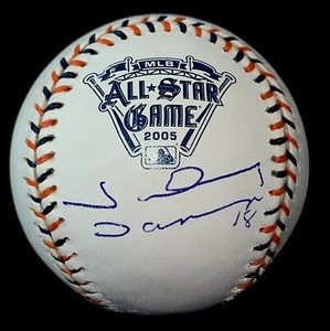 Johnny Damon Signed Autographed 2005 MLB All Star Game Logo Baseball Red Sox - Picture 1 of 6