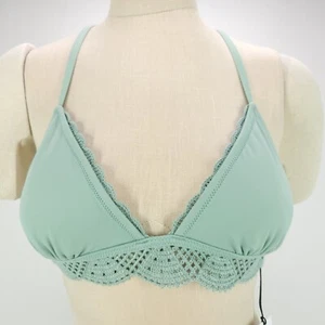 Shade & Shore Bikini Swim Top Boho Crochet Women Small Padded Adjustable Straps - Bild 1 von 16
