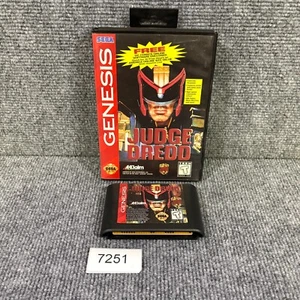 Judge Dredd Sega Genesis mit Box Artwork getestet funktioniert sehr guter Zustand - Bild 1 von 5