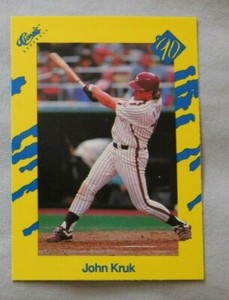 1990 Classic Yellow Baseball Card Pick one