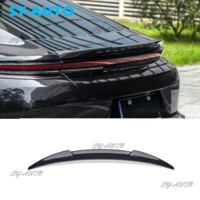 Спойлер заднего крыла багажника из сухого углеродного волокна для Porsche Panamera 976 2024-2025 годов выпуска - Изображение 1 из 4