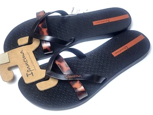 Ipanema Womens Kirei Chic Fem Black Brown Tile 7 - Picture 1 of 5