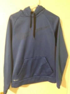 Youth Nike Dri Fit Hoodie, Nike Logo, Blue, Size Small - Picture 1 of 6