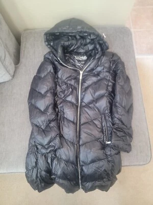 Chaqueta de plumón Michael Kors acolchada con capucha Parka Abrigo para mujer Mediano Foto 1 de 4
