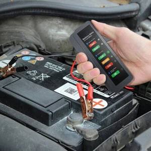 12V Digital Batterie Lichtmaschine Tester LED für Auto Van Motorrad Fahrzeug kle - Bild 1 von 12