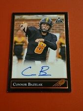 🏈#65/99 2021 Leaf Memories Football CONNOR BAZELAK Auto Bronze Amateur Rookie