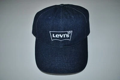 Levi's Youth 男孩蝙蝠翼可调节帽子棒球帽 - 深色冲洗(1 件装) — 第 1/4 张图片