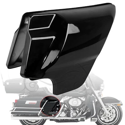Black ABS L&R Side Cover Panels For Harley Ultra Limited FLHTK Electra Glide US Foto 1 de 4