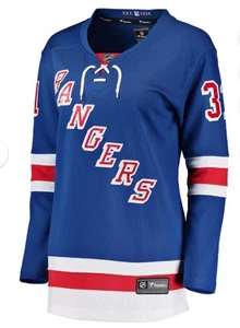 New York Rangers Igor Shesterkin Fanatics blau Home Breakaway Damen Trikot S - Bild 1 von 13