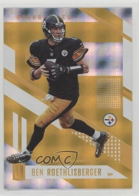 2017 Panini Unparalleled Yellow /199 Ben Roethlisberger #25 - Image 1 of 2