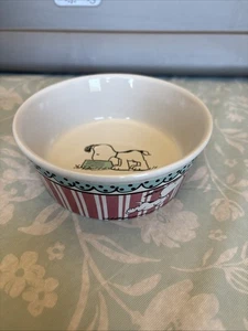 Peanuts Snoopy Ceramic Dog Bowl Dish 5" - Picture 1 of 7