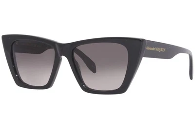Alexander McQueen AM0299S 001 Sunglasses Women's Black/Grey Gradient 54mm - Image 1 of 4