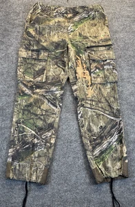 Men’s Mossy Oak Camo Hunting Pants M (32-34) Cargo Drawstring Hem Outdoor - Picture 1 of 17