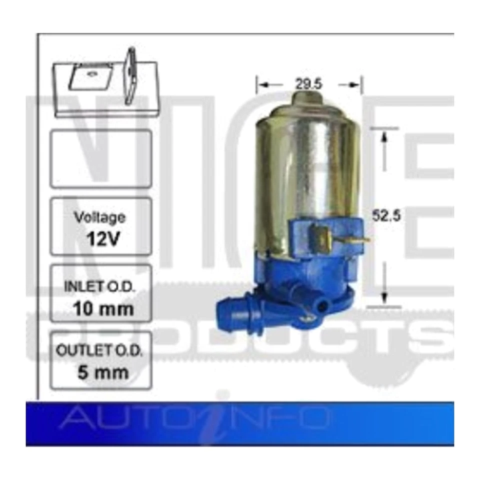 Front Windscreen Washer Pump for Nissan Vanette C20 4cyl 1.5L A15 1983~1986 - image 1 of 1