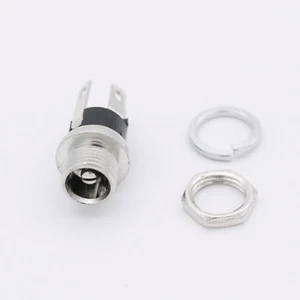 1pcs New 5.5 mm x 2.5mm DC Power Jack Socket Female Panel Mount Connector - Picture 1 of 10
