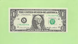 1985 ..UNCIRC 1 $ L 7913 0074 N .... 1985 1 $ L-N NICE NOTE FRN - Bild 1 von 2