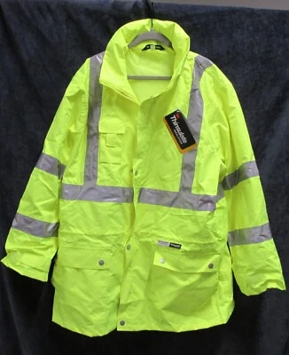 Be Tenacious Glowear 3M Thinsulate High Visibility Work Jacket w/Hoodie Size XL - Image 1 of 4