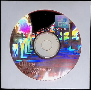 Microsoft Office 2003 Student and Teacher Edition CD for Windows w/License Key - Photo 1/1