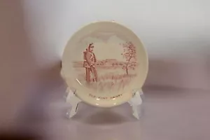 Vintage 1950's Wood & Sons Old Fort Henry Miniature Souvenir Plate 4.25" - Picture 1 of 6