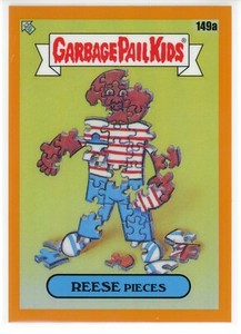 2021 Topps Garbage Pail Kids Chrome Orange Refractor 149a REESE Pieces /75