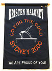 Kristen Maloney Bronze Olympic Medal Winner Banner Pen Argyl Pa Sydney 2000 Htf