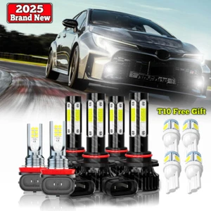 6 piezas Para para Toyota Corolla 2009 2010 2011 2012 combo LED faro + luces antiniebla - Imagen 1 de 24