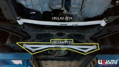 Ultra Racing 4Point Front Lower Bar for HONDA CITY GM6 1.5 i-VTEC '14 (LA4-2775) - Image 1 of 4