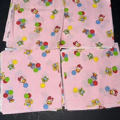 32 8” Quilting Fabric Squares Muppet Babies Springs Henson Assoc. - Image 1 of 3