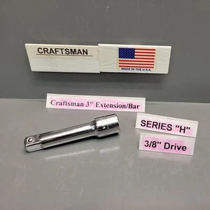 Craftsman 3/8" Drive 3" Extension Bar 44264 Series H   NOS USA - Picture 1 of 9