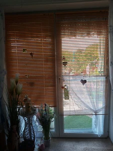 Lamellen-Rollo, -Jalousie, mittelbraun, Alu, incl. Aufhängung ***TOP*** - Bild 1 von 4