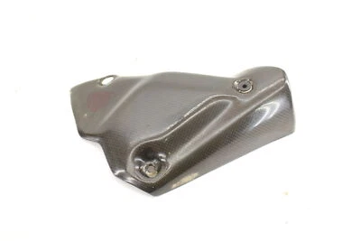 Ducati 848 Evo 2012 fibra de carbono silenciador trasero tubo de escape cubierta calor Foto 1 de 4