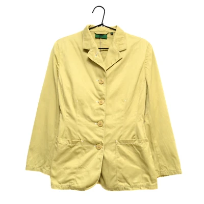 复古 80 年代 Jean Paul Gaultier Junior 女式米色西装外套 42 码 — 第 1/4 张图片