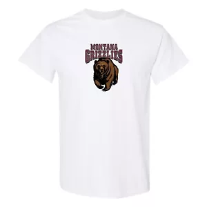 Montana Grizzlies Arch Logo T-Shirt - White - Picture 1 of 6