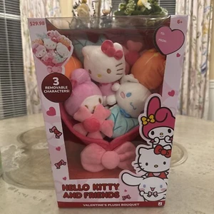 Hello Kitty And Friends Plush Flower Bouquet Valentine’s Day NEW - Picture 1 of 5