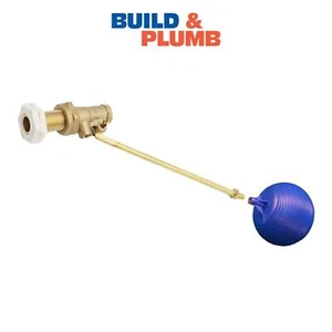 1/2" Low Pressure Part 1 Brass Float Valve & Plastic Float - Water Tank Cistern - Picture 1 of 3