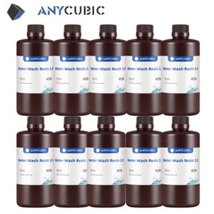 10 Flaschen ANYCUBIC Grau Water Washable 2.0 UV Resin für LCD Harz 3D Drucker M7 - Bild 1 von 9