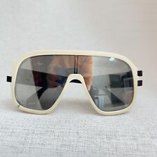 Gucci Ivory 99 Mirrored Oversize Men's Sunglasses GG0663S 004 145mm Designer