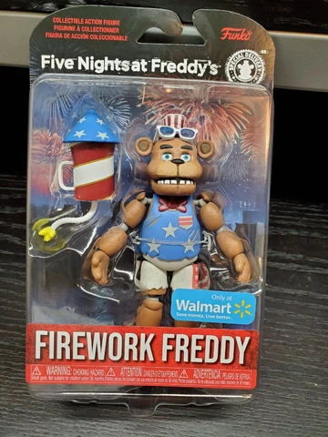 Five Nights at Freddy’s Firework Freddy Walmart Exclusive Action Figure Toy New Cover