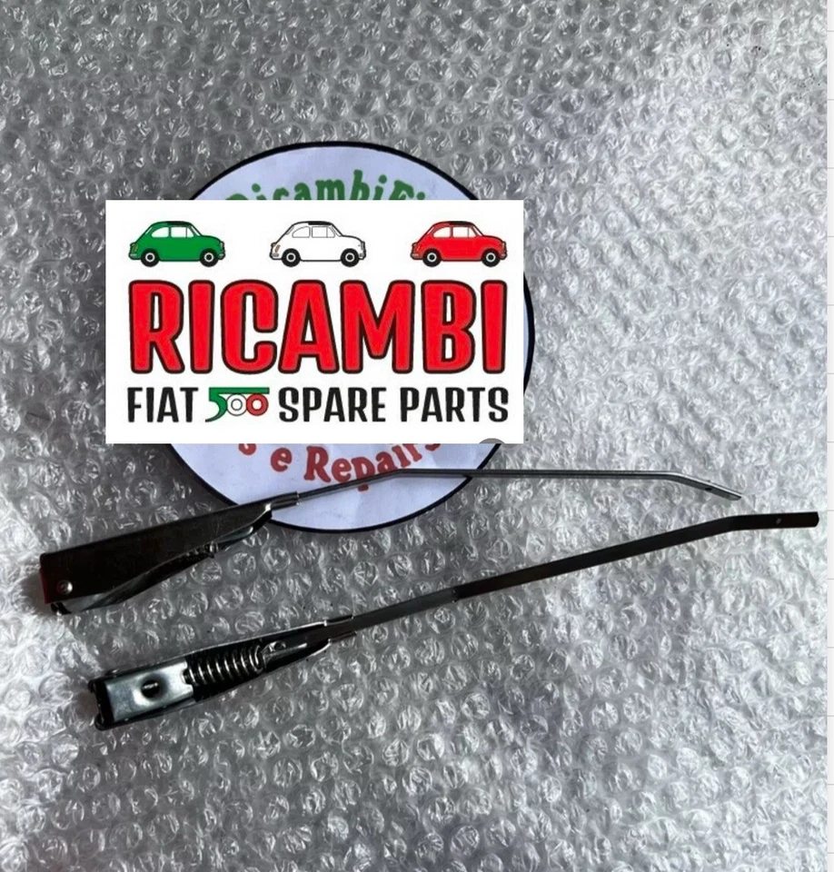 2x PAR BRAZO LIMPIAPARABRISAS CLÁSICO FIAT 500 FIAT 600 MODELO ATORNILLADO NUEVO Foto 1 de 1