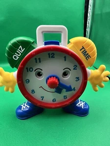 Talking Telly Educational Learning Time Clock Kids Quiz Mode Explore Mode-Works - Picture 1 of 2
