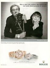 Rolex Armbanduhr Day-Date Und Datejust Helmut Newton Alice Springs Seite Werbung